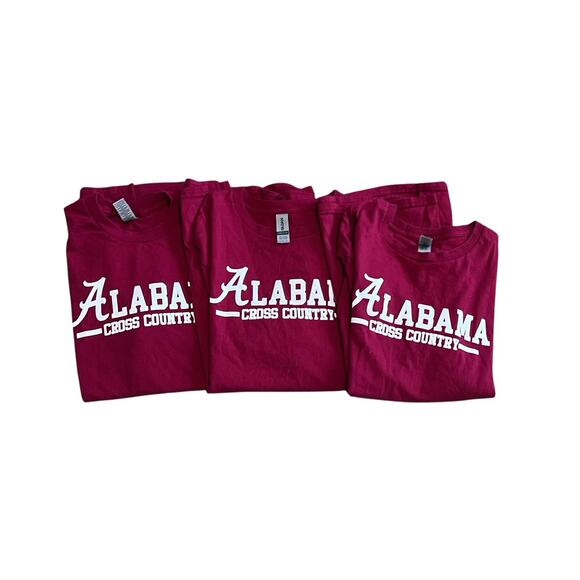 ALABAMA Cross Country DOUGLAS County T-Shirts Lot of 3 size M/L Gildan - Picture 1 of 5